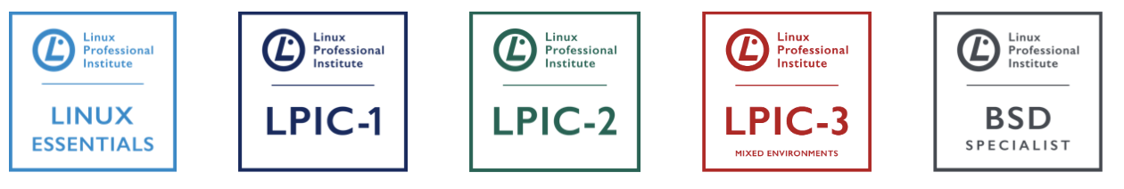 Path #3: Linux Essentials + BSD Specialist + LPIC-1 + LPIC-2 + LPIC-3 Mixed