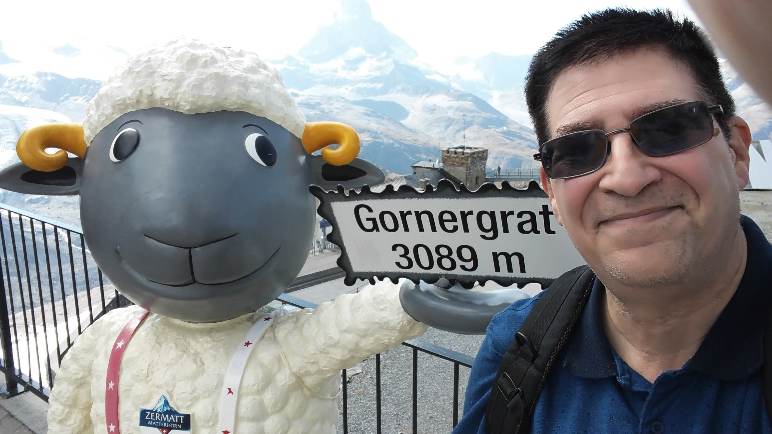 Evan at the Matterhorn