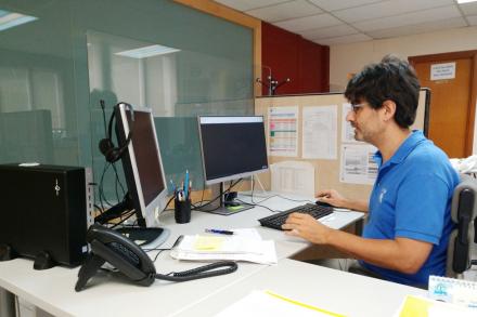 Alejandro Egea Abellán in his office