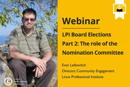 Webinar The Role of the Nomination Committee with Evan Leibovitch