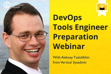 Webinar announcement image with Aleksey Tsalolikhin