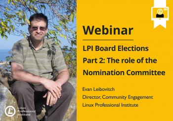 Webinar The Role of the Nomination Committee with Evan Leibovitch