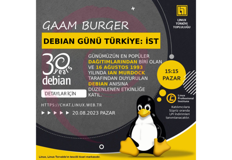 Linux Professional Institute (LPI) supports the Linux Türkiye Community for its Debian Day in Istanbul, Kadıköy. Celebrate Debian's rich history and dive into its significance in the Linux universe!