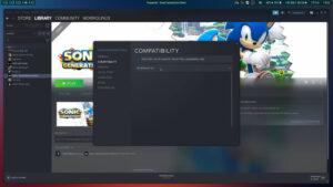 Fig 6: Steam’s compatibility menu