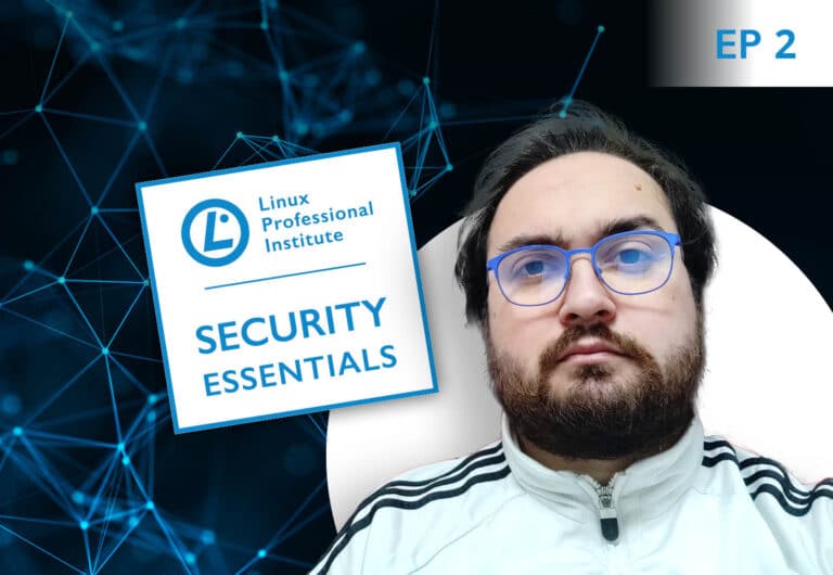 IT Security: Essential(s) Concepts by Simone "Simo" Bertulli - Images with the author and the LPI Security Essentials Certificate logo