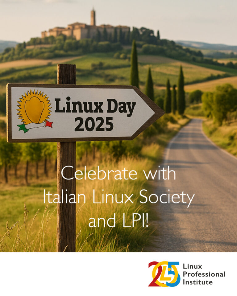 Celebrate Linux Day Italia 2025 with Italian Linux Society and LPI!