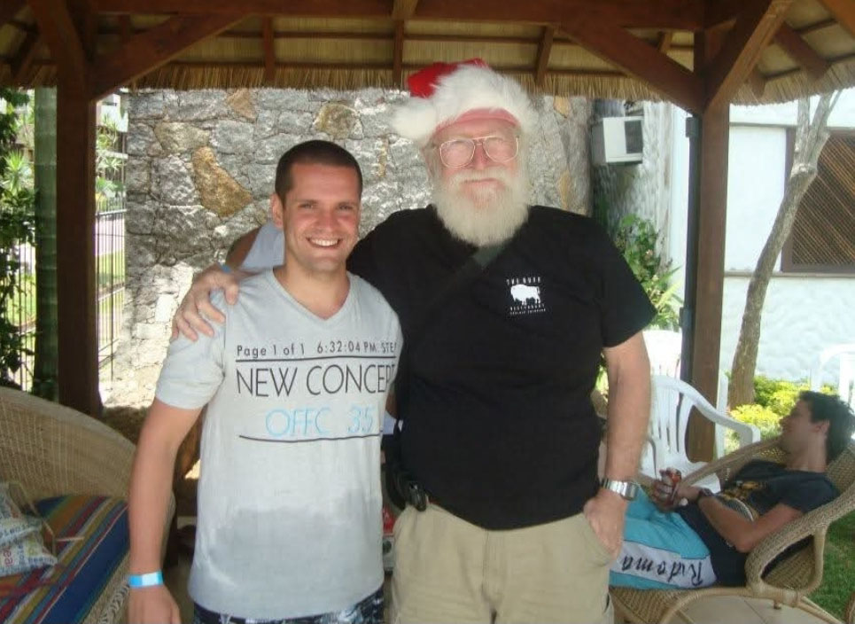Denis Rodrigues with Jon 