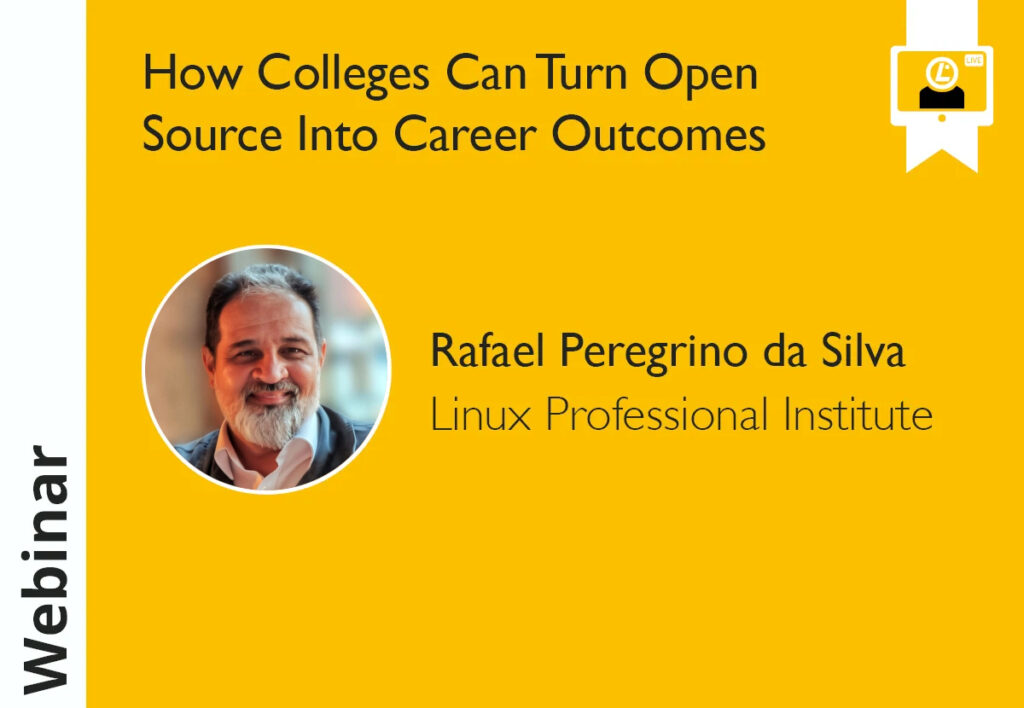 How Colleges Can Turn Open Source into Career Outcomes: Webinar