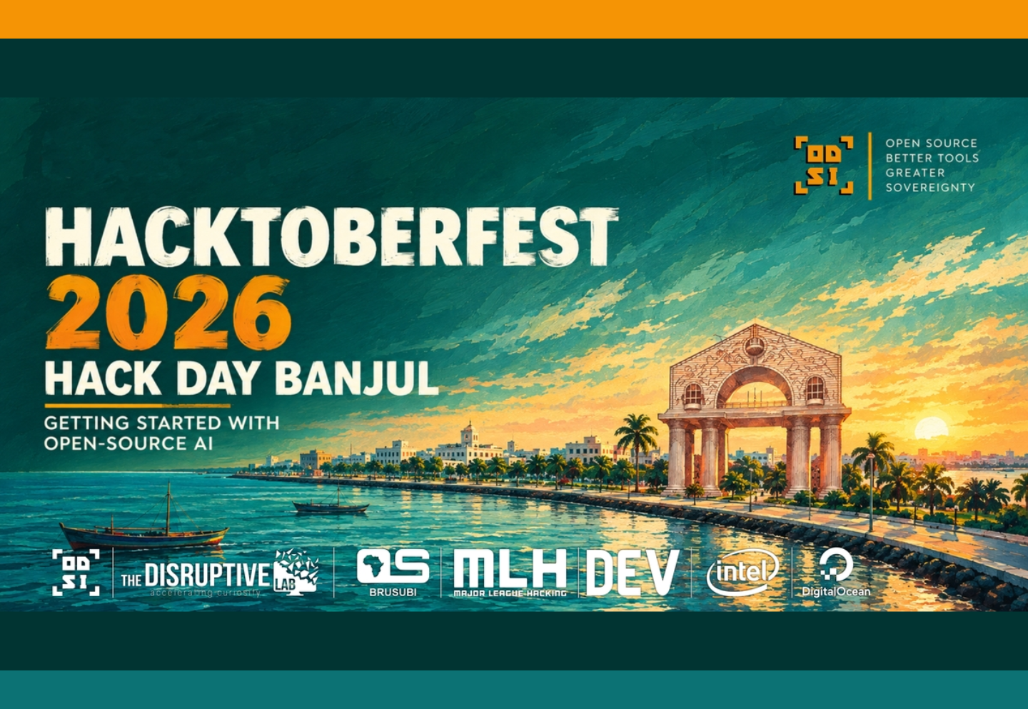 LPI supports Hacktoberfest Hack Day Banjul 2026 in The Gambia: 20% off LPI exams for participants, and a free Essentials exam for the winner